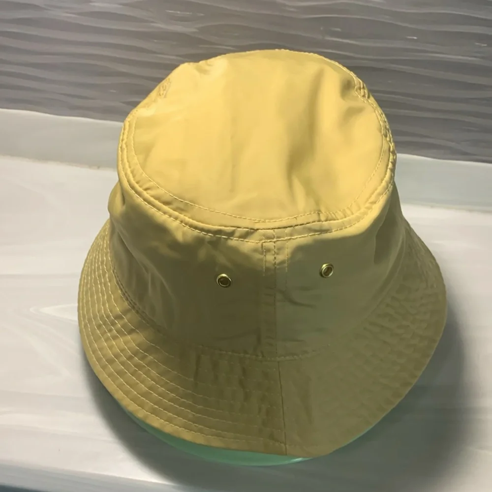 Bucket hat NEW Gold Size Large Recycled polyester lined inside for most all ages